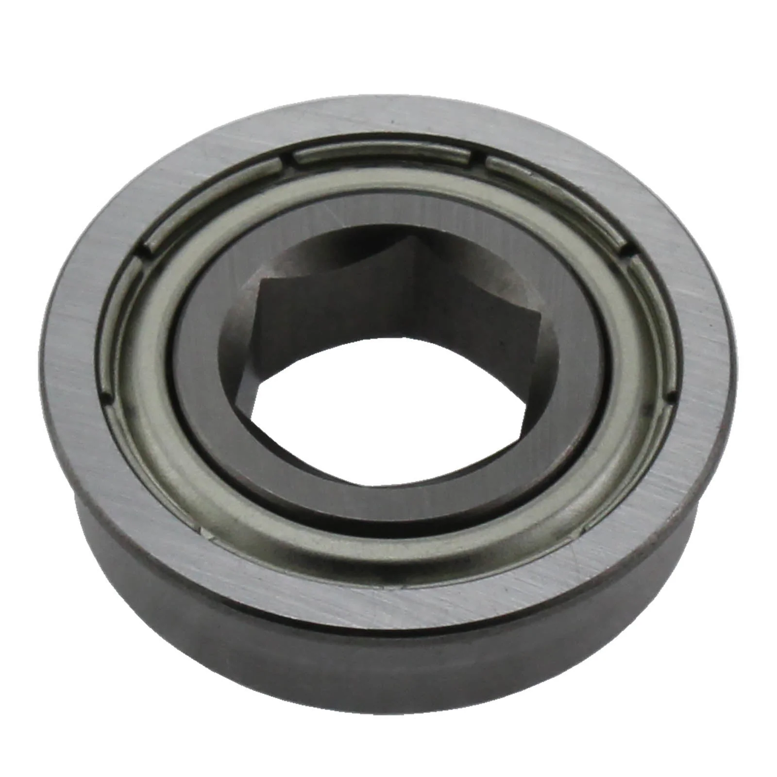 1/2 in. Hex ID 1.125 in. OD Shielded Flanged Bearing (FR8ZZ-HexHD) - Image 2