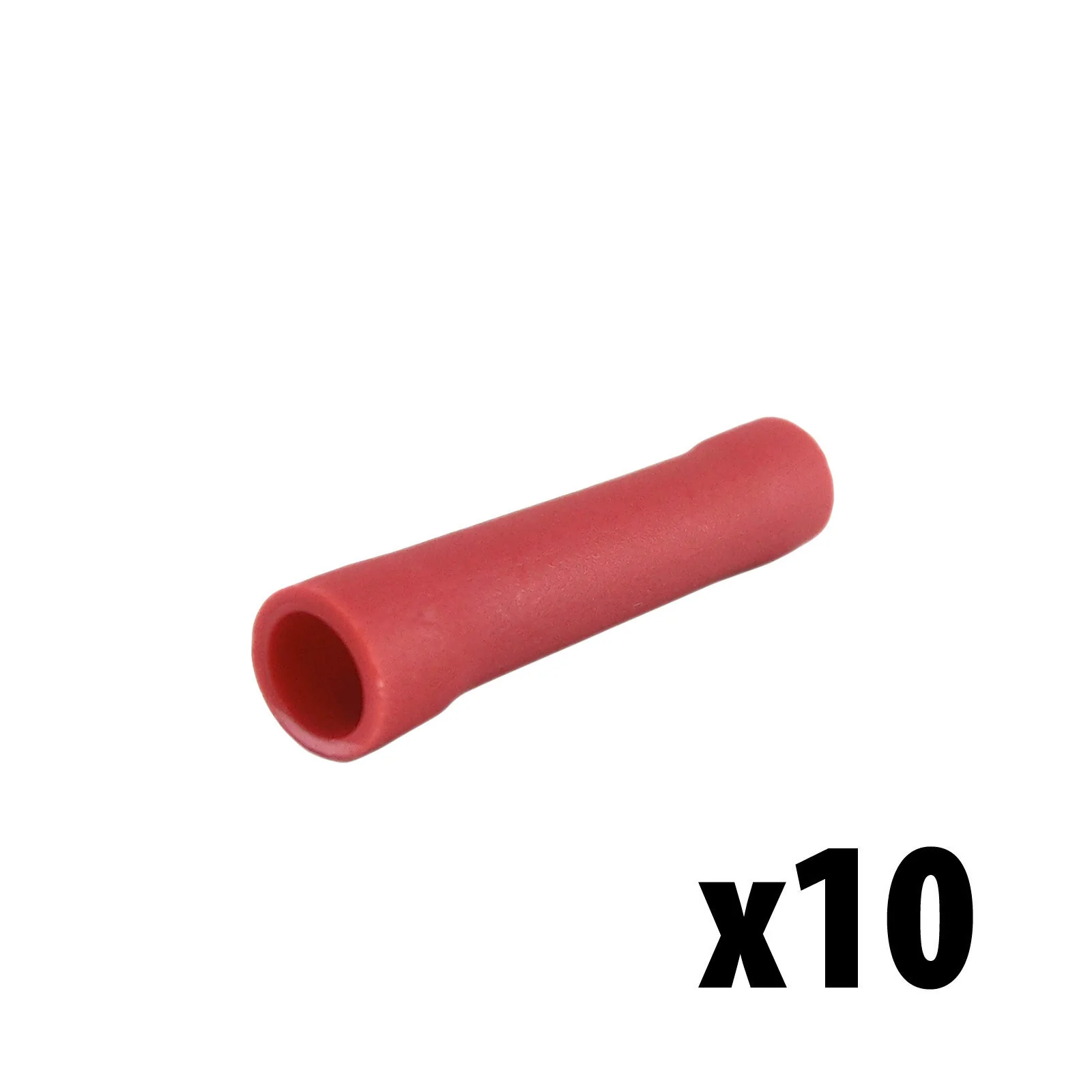 16-22 AWG Red Butt Connector Qty. 10