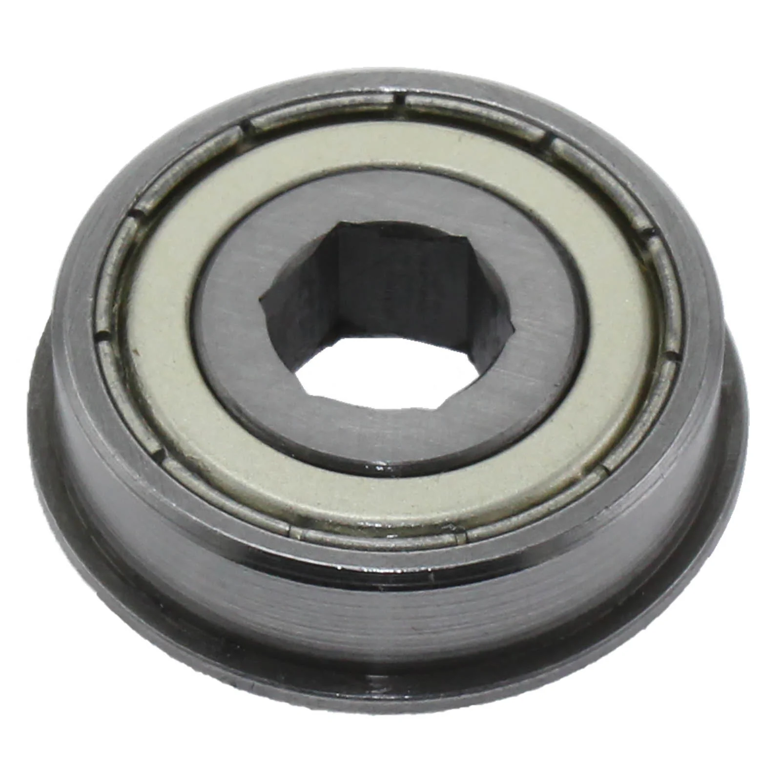 3/8 (0.375) in. Hex ID Shielded Flanged Bearing (FR6ZZL-Hex)