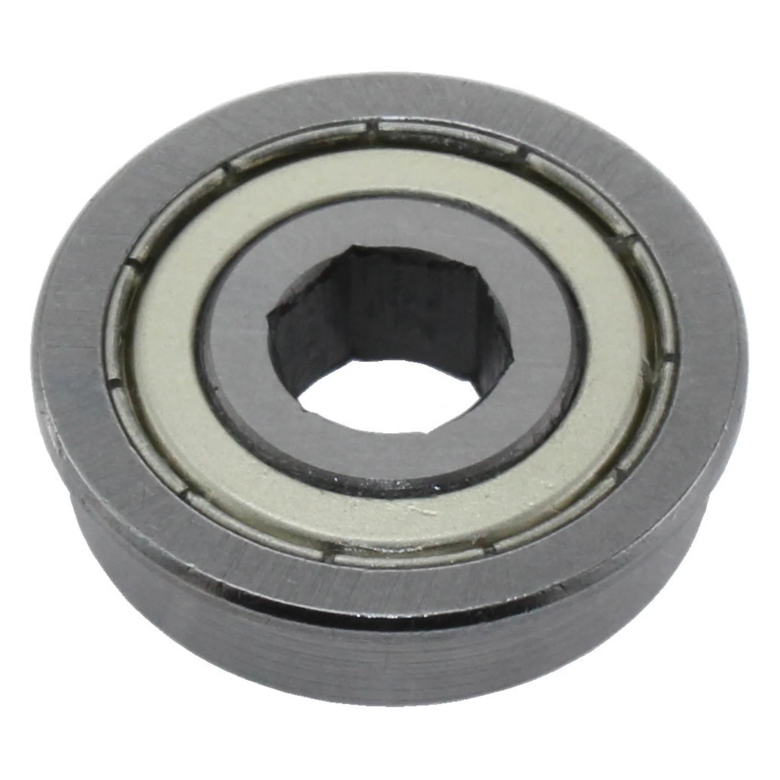 3/8 (0.375) in. Hex ID Shielded Flanged Bearing (FR6ZZL-Hex) - Image 2