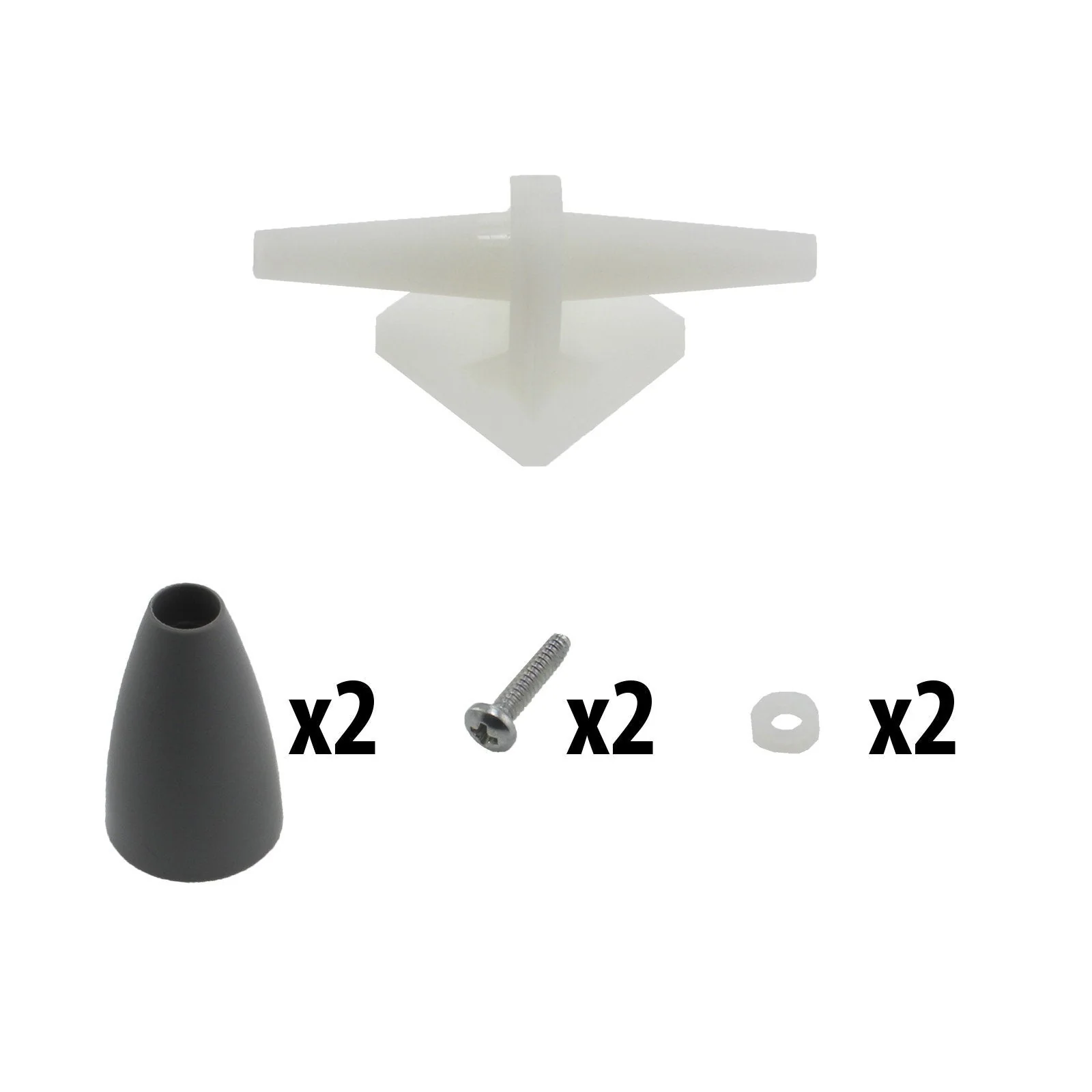 4 in. Standard Mecanum Single Axle Roller Kit