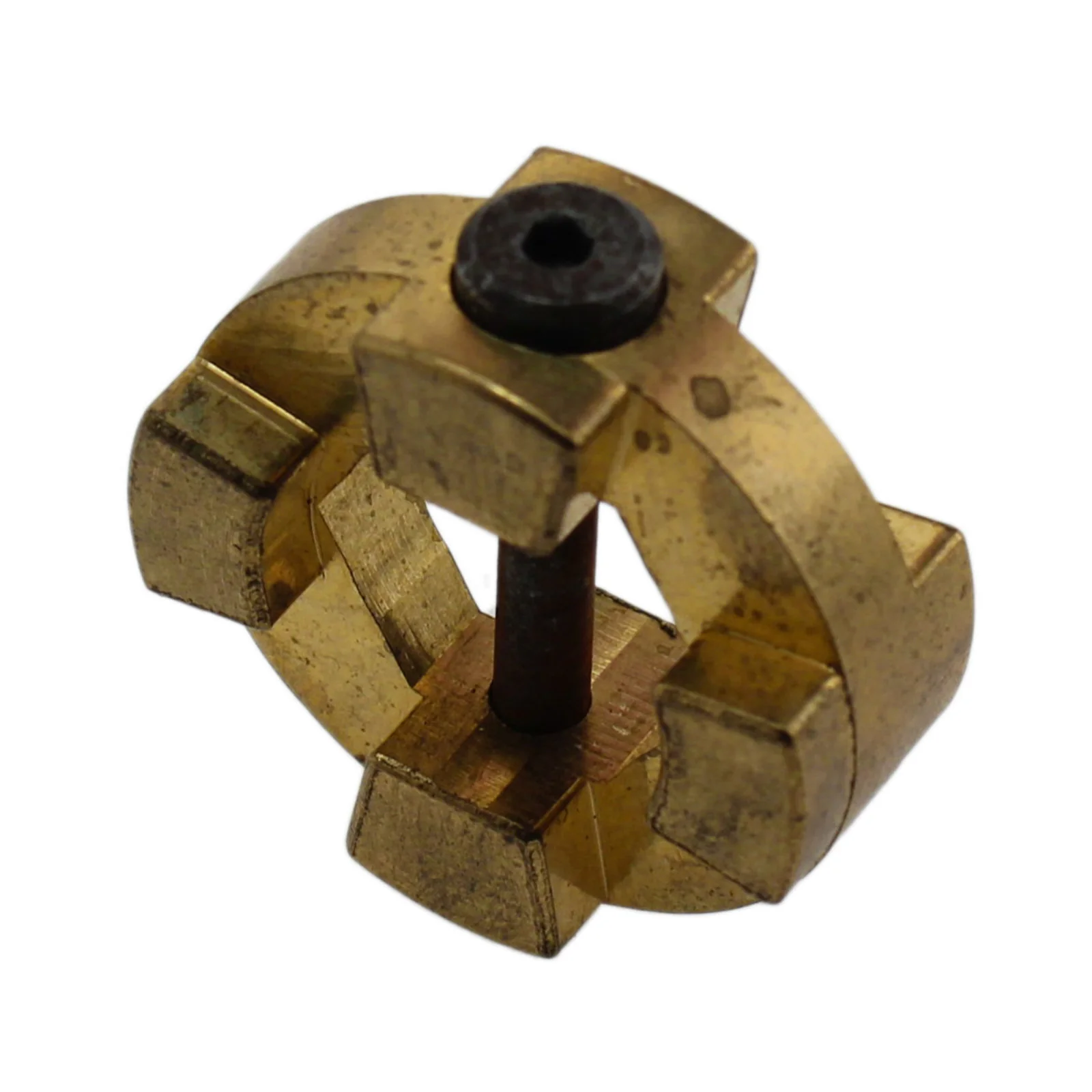 4 Tooth 0.5 in. Hex Bore Bronze Dog Gear