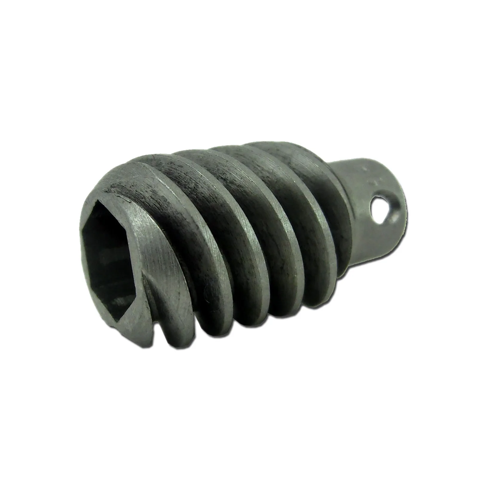 4 Tooth 25 PA 8 mm Hex Bore Steel Worm Pinion Gear for RAW box