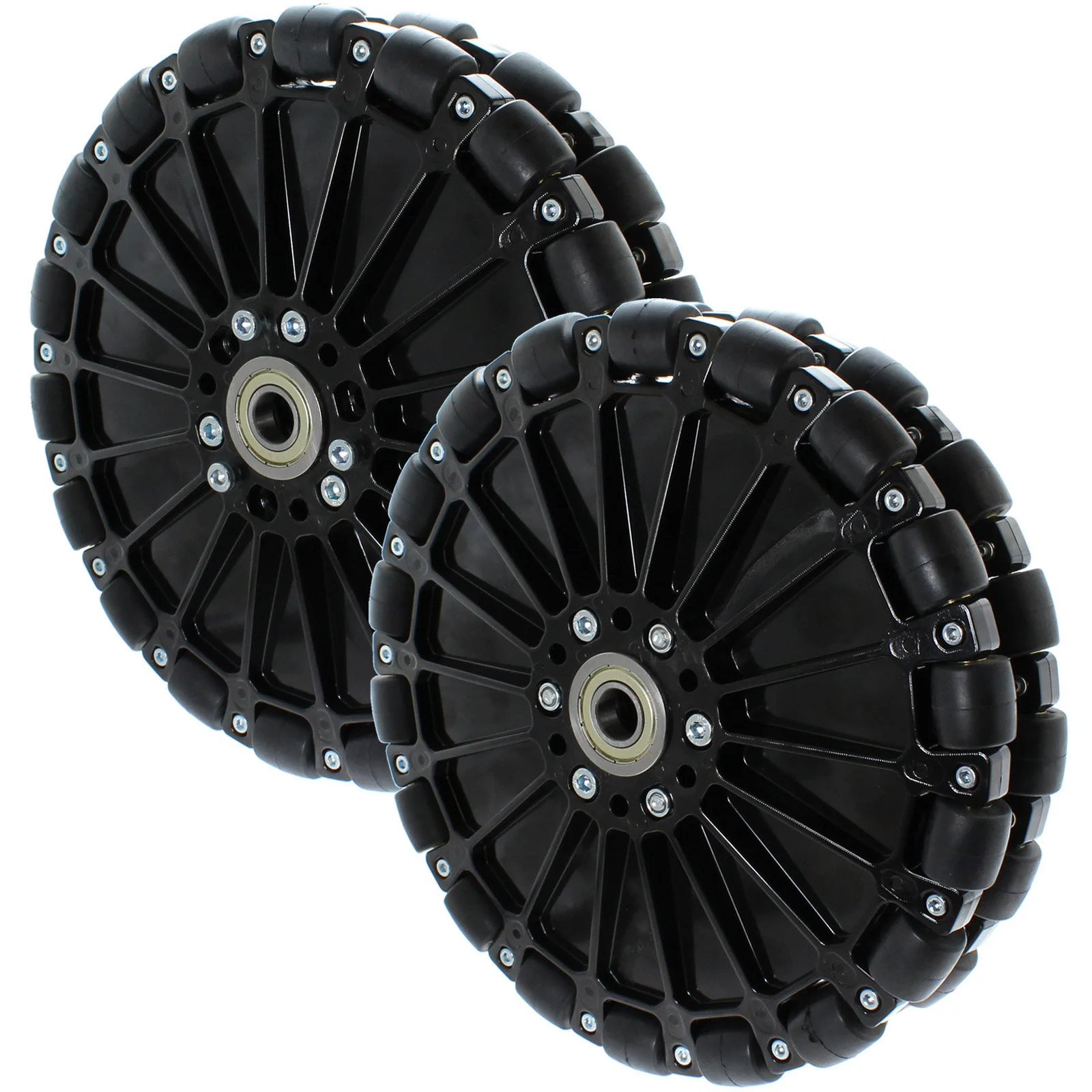 8 in. Dualie Plastic Omni Wheel - Image 3