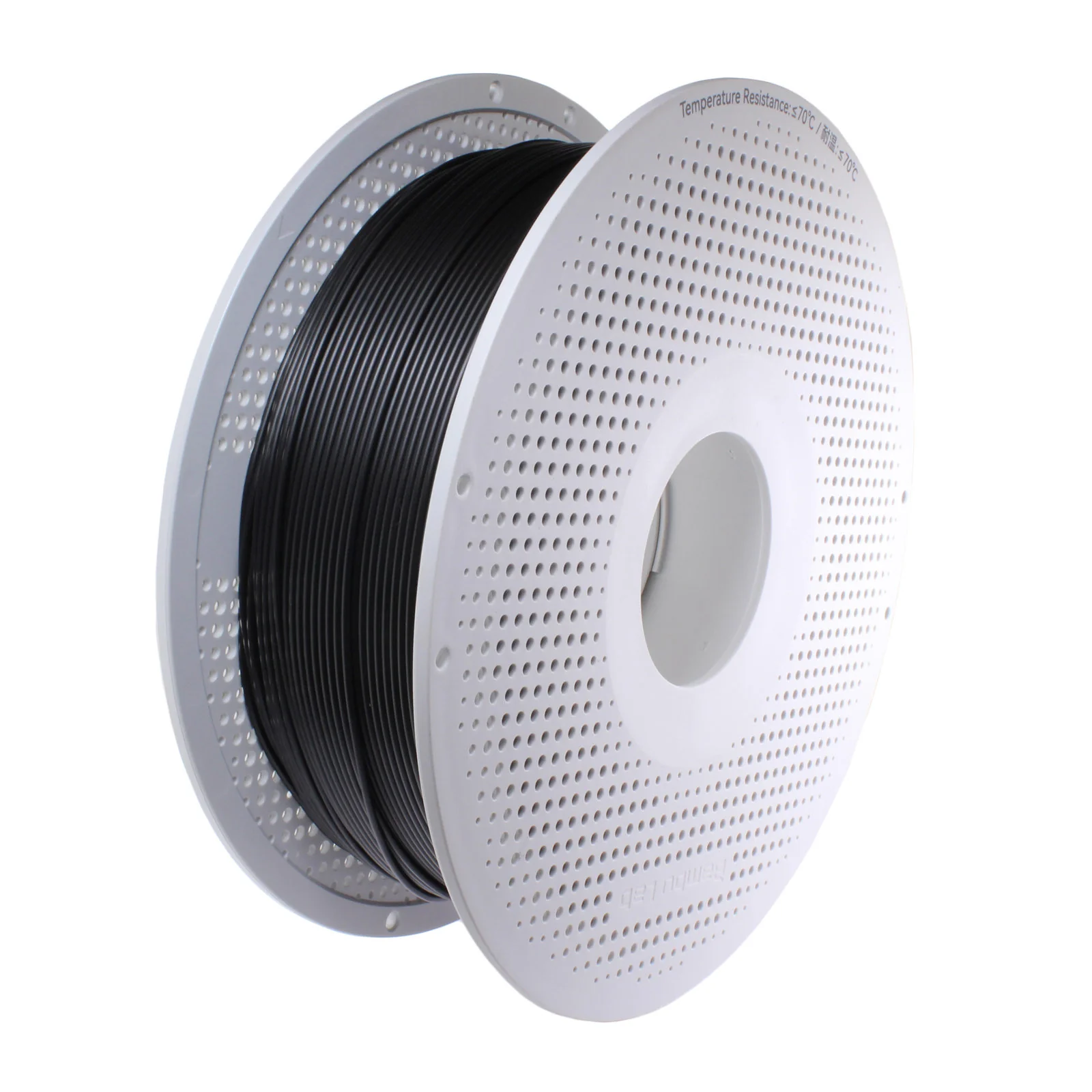 Black Bambu PLA Basic 3D Printer Filament 1.75mm