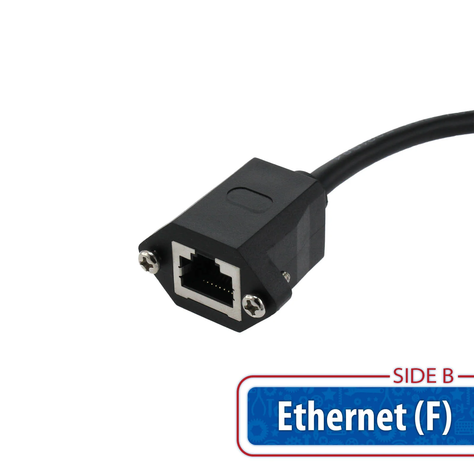 Ethernet Panel Mount Extension Cable - Image 3