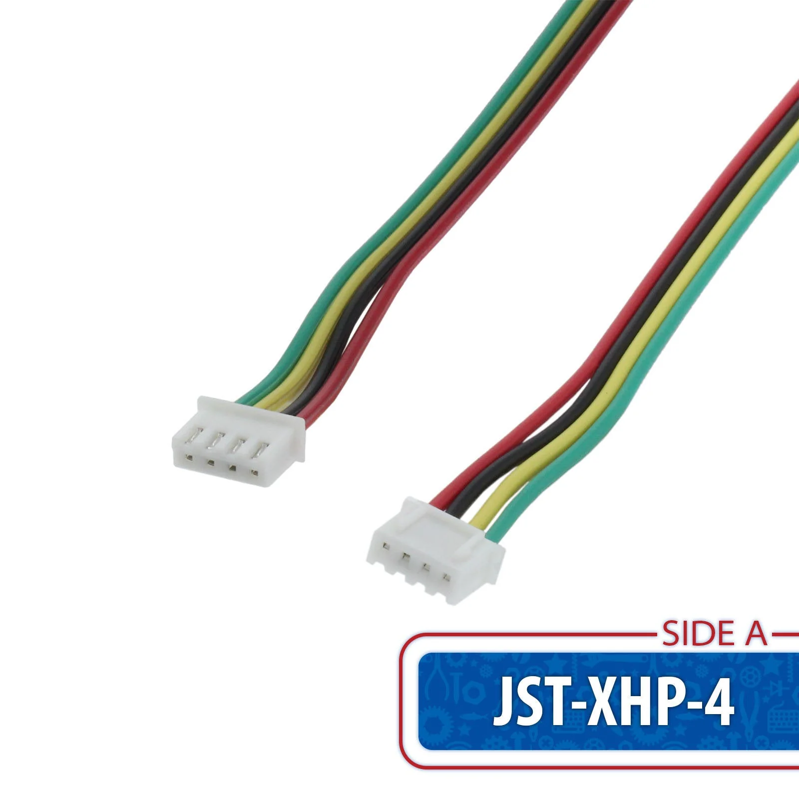JST-XHP-4 to 4 0.1 in. Pin Connector Cable - Image 2
