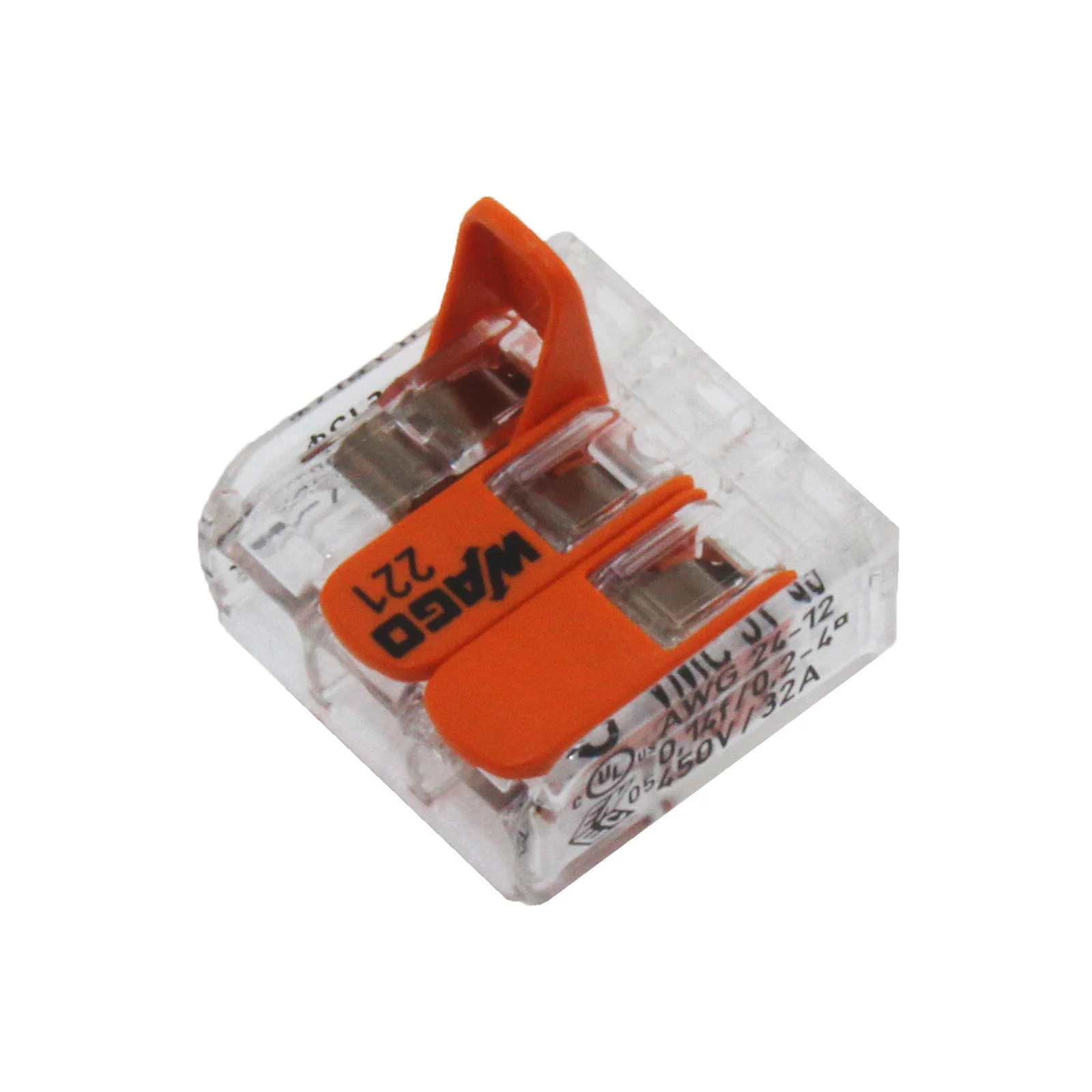 Ships from Sydney - WAGO 221 Series LEVER-NUTS Compact Splice Connectors (10 pack) - Image 2