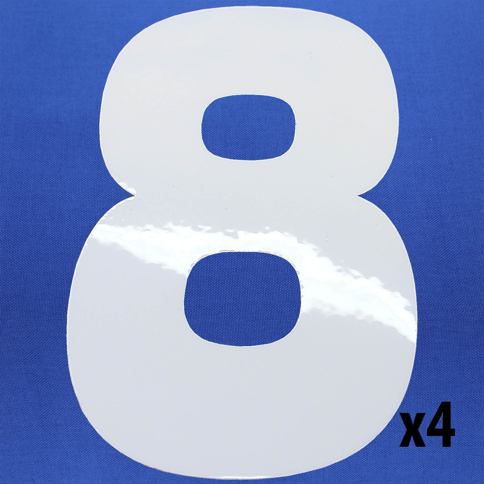 Vinyl Adhesive Numbers White 4 in. tall Qty. 4 - Image 10