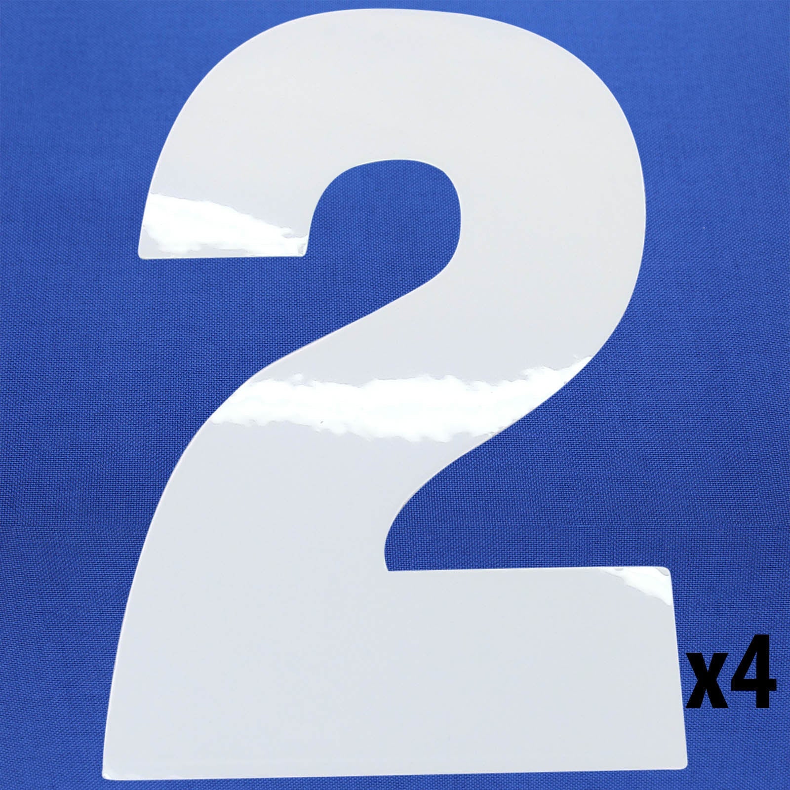 Vinyl Adhesive Numbers White 4 in. tall Qty. 4 - Image 4