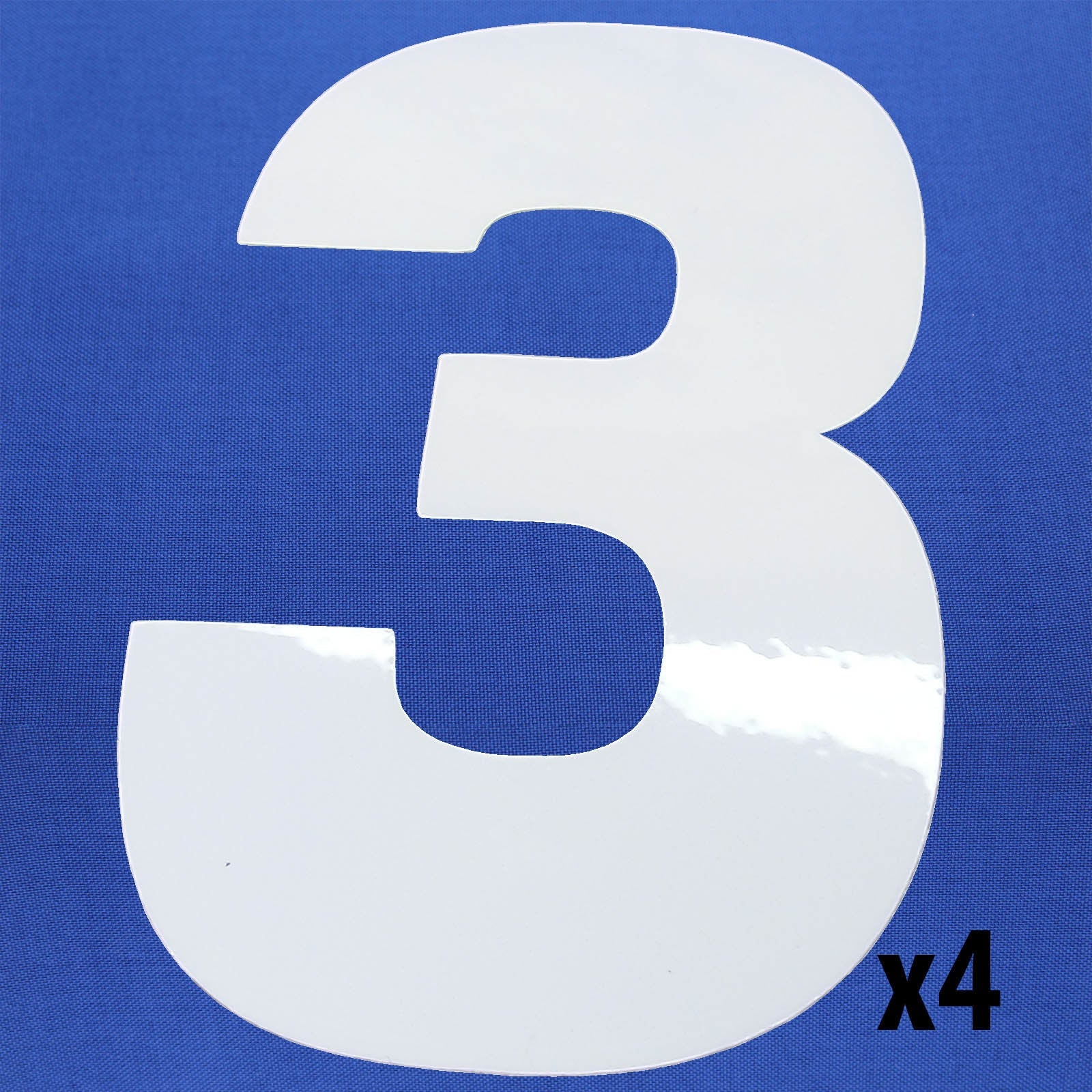 Vinyl Adhesive Numbers White 4 in. tall Qty. 4 - Image 5