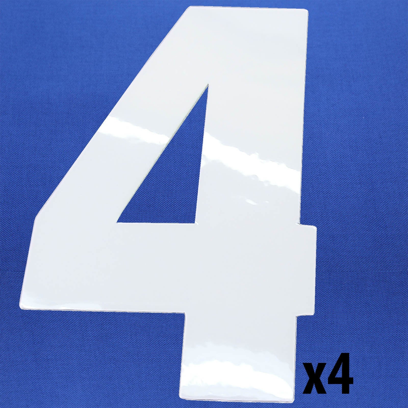 Vinyl Adhesive Numbers White 4 in. tall Qty. 4 - Image 6