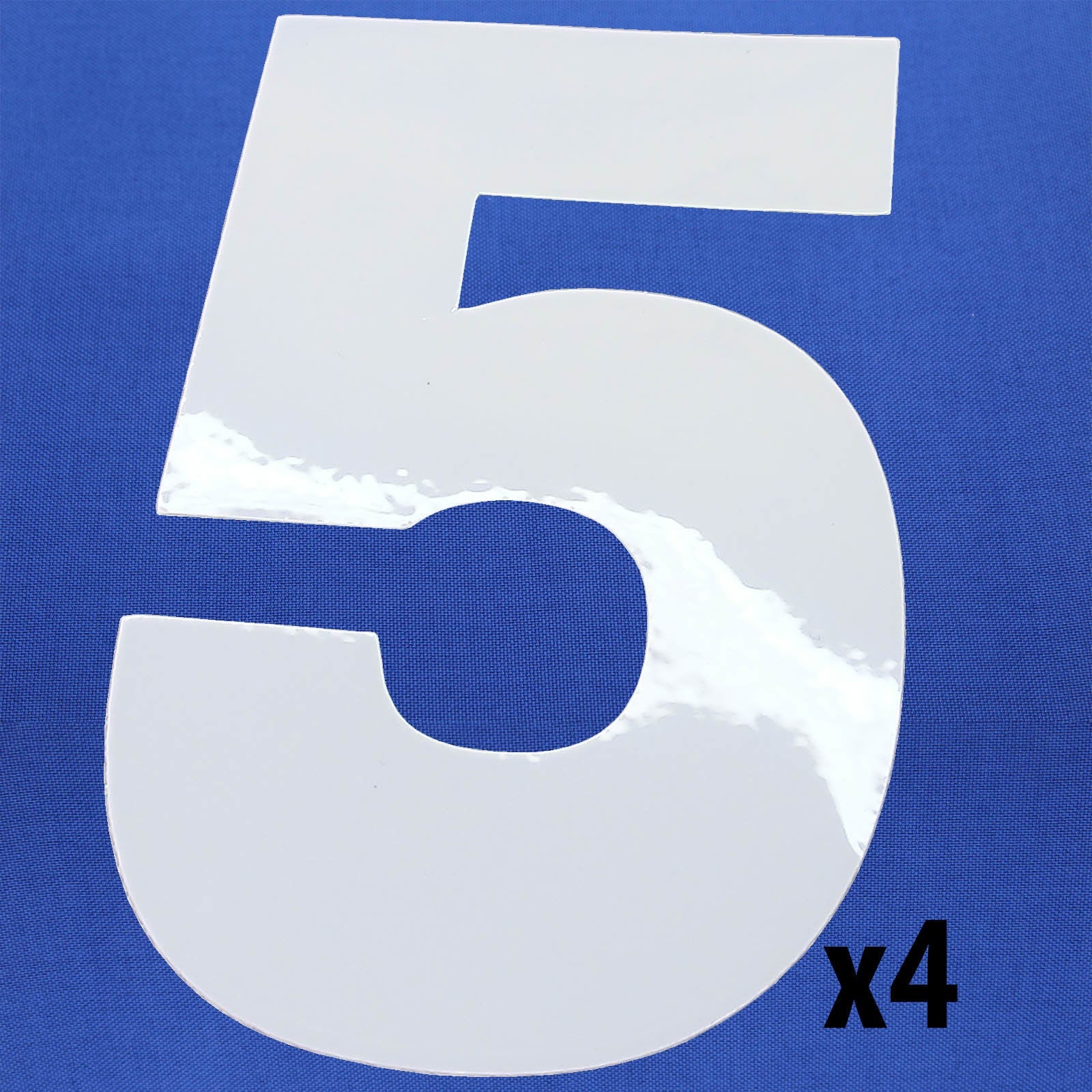 Vinyl Adhesive Numbers White 4 in. tall Qty. 4 - Image 7